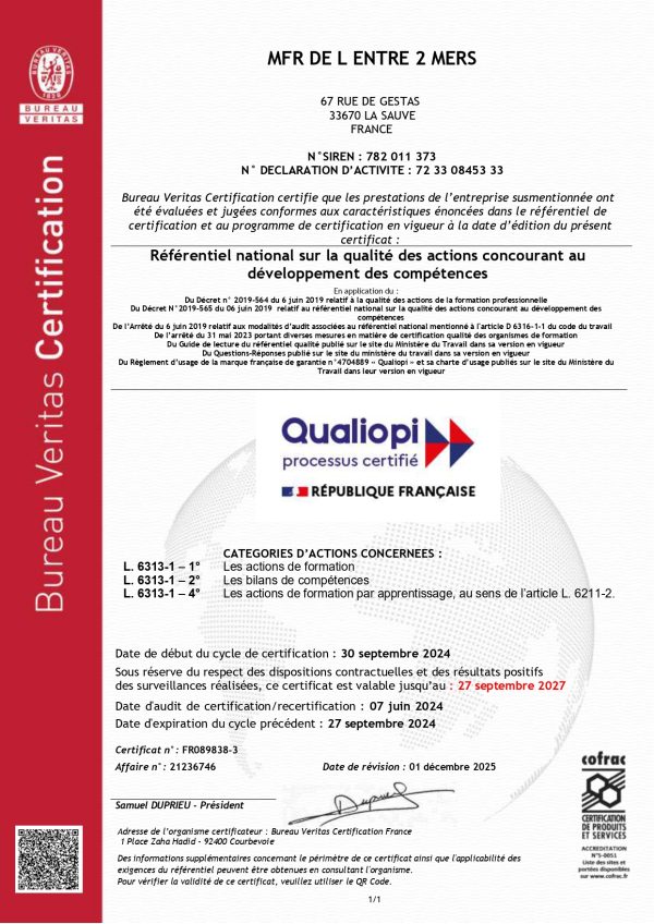 Certificate - 21236746 - MFR DE L ENTRE 2 MERS_page-0001
