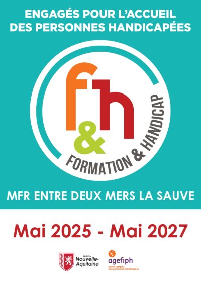 Logo handicap 2025-2027 – MFR ENTRE DEUX MERS LA SAUVE Logo handicap 2025-2027 - MFR ENTRE DEUX MERS LA SAUVE